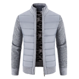 Winter Thick Fleece Cardigan Men's Warm Sweatercoat Patchwork Knittde Sweater Jackets Casual Knitwear Outerwear MartLion   