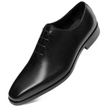 Men's Oxford Shoes Genuine Leather Pointed Toe Luxury Black Brown Office Formal MartLion Black 6 