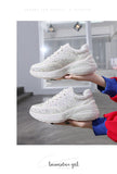 Spring Autumn Full Diamond Casual Shoes Crystal Platform Sneakers Ladies Footwear Woman Platform Tennis Mart Lion   