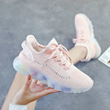 Spring Summer Autumn Mesh Sneakers Women Running Sports Shoes Female Casual Zapatos De Mujer Mart Lion   