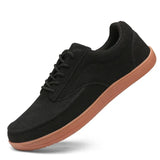 Casual Lightweight Non-slip Running Shoes Men's Wide Barefoot Sneakers Walking Footwear MartLion Black 46 