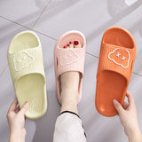 Thick Platform Slipper Women Korean Eva Slippers Home Flip Flops Ladies Soft Sole Cloud Sandals Mart Lion   