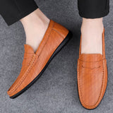 Super Soft Men&'s Moccasins Slip Loafers Flats Casual Footwear Microfiber Leather Shoes Mart Lion   