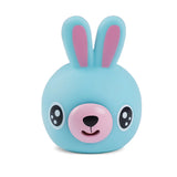 Funny Talking Animal Pinch Press Ball Tongue Out Stress Reliever Toys for Kids Adult Baby Toy Soft Rebound Toy Slow Rising MartLion Blue Rabbit  