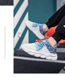 Men's Anti-slip Casual Shoes Outdoor Breathable Sneakers Trendy Mesh Shoes Running MartLion   