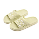 Thick Platform Slipper Women Korean Eva Slippers Home Flip Flops Ladies Soft Sole Cloud Sandals Mart Lion Green 36-37 