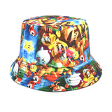 Super Mario Hat Anime Peripheral Cartoon mario Luigi Leisure Adult Outdoor Sunscreen Sunshade Fisherman Hat Holiday Gift MartLion 9 56-58cm 