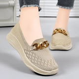 Shoes Trend Slip On Loafers Ballet Flats Ladies Sneakers Women's Summer Comfort Footwear Casual Mom Cotton MartLion   