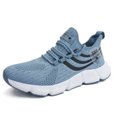 Summer Men's Casual Shoes Sneakers Breathable Brand Non-slip Tennis Women Vulcanize Mart Lion Blue 36 