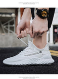 Men's Sneakers White Casual Shoes Lightweight Running Tenis Walking Breathable Outdoor Sports Mart Lion   