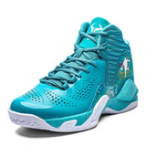 Men's Basketball Shoes Purple Basketball Sneakers Men Women Training Sport Boots Kids Adult Athletic Shoe MartLion Blue 9903 41