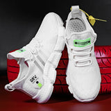 Men's Shoes Sneakers Tenis Comfortable Casual Luxury Black Footwear Summer Tennis MartLion White-2 36(Brazil 34) 