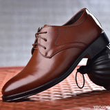 Men Leather Shoes Dress Shoes All-Match Casual Shoes MartLion   