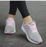 Women Flats Lightweight Shoes Women Lace Up Nurse Round Toe Sneakers Walking MartLion   