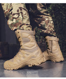 Special Forces Desert Combat Tactical Men's Tall Boots Wear-resistant Training Boots Waterproof Outdoor Mountaineering Sports MartLion   