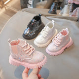 children's Martin boots 1-6 years old boys leather boots non-slip soft bottom girls baby toddler shoes MartLion