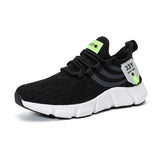 Women Sneakers Mesh Breathable White Running Platform Shoes Outdoor Sports MartLion Black 36 