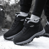 Women Boots Waterproof Snow Boots Warm Plush Winter Shoes Mid-calf Non-slip Winter Female MartLion   