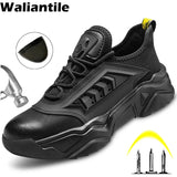 Men's Safety Shoes For Construction Work Steel Toe Anti-smashing Working Boots Puncture Proof Indestructible MartLion   