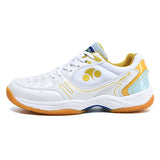 Shoes Men's Women Light Weight Badminton Sneakers for Couples Comfortable Table Tennis Footwears MartLion BaiJin 35 