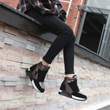 Warm Shoes Suede Leather Boots Women Winter Ins Sneakers Height Increasing Snow MartLion   