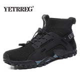 Mesh Breathable Hiking Shoes Men's Sneakers Outdoor Trail Trekking Mountain Climbing Sports Summer Mart Lion   