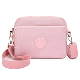 Luxury Bag Woman Oxford Messenger Bags Travel Solid Casual Crossbody Female Shoulder Wallet Mart Lion Pink  
