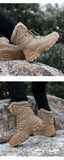 Winter Boot Men's Waterproof Ankle Boots Men Thick Plus Warm Large Snow Hiking Boots Outdoor Cotton Shoes Sneakers MartLion