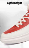 Red Men's Air Shoes Breathable High Top Sneakers Women Lace-up Platform Casual Zapatillas Informales MartLion   