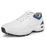 Waterproof Golf Shoes Men's Sneakers Spikeless Golfers Anti Slip Athletic MartLion Bai 40 