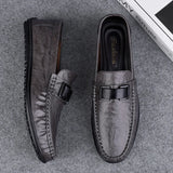 Men's Loafers Slip On Leather Casual Shoes Spring Summer Hombre Loafer Designers MartLion   