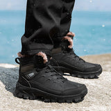Winter Waterproof Snow Boots Outdoor Non-slip Hiking Shoes Warm Cotton Men's Shoes Army Combat MartLion   