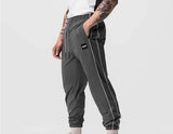 Summer Thin Men's Casual Pants Gym Brand Loose Quick Dry Trousers Running Jogging Fitness Sports Workout Sweatpants MartLion   