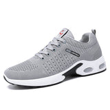 Running Shoes Men's Lightweight Designer Mesh Sneakers Lace-Up Outdoor Sports Tennis Mart Lion 9301 Gray 39 
