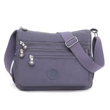 Woman Simple Leisure Travel Shoulder Designer Oxford Messenger Bags Brand Female Crossbody Sac Mart Lion Grey purple  