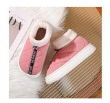 Package Heel Cotton Slippers Warm Home Boots Non-slip Casual Shoes Lightweight Padded Men's MartLion   