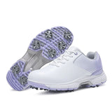 Waterproof Golf Shoes Women Outdoor Spikes Golf Sneakers Ladies Sport Golfing Athletic MartLion BaiZi 36 