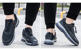 Men's Sneakers Breathable Mesh Unisex Walking Shoes Mum Dad Trainers MartLion   