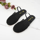 flat-bottomed ladies sandals in summer round head breathable mesh flat-bottomed slippers MartLion   