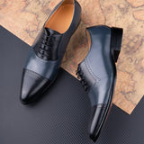 Men's Leather Shoes Leather Casual Breathable Formal Shoes Versatile Lace-Up Dress Leather MartLion   