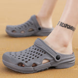 Garden Shoes Casual Beach Sandals Men's Clogs Summer Slippers Breathable Non-slip Mules Zapatos Mart Lion   