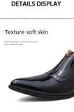 Colorful Luxury Men's High Heel Shoes Crocodile Pattern Leather Designer Pointed Party Wedding Oxfords MartLion   