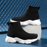 Kids Shoes Girls Sneakers Knit Luxury Designer High Top Casual Running Sports Tennis MartLion   