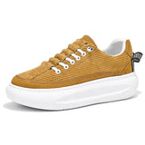 Casual Shoes Non-slip Lightweight Vulcanized Outdoor Men's Shoes Trendy Sneakers MartLion Yellow 39 