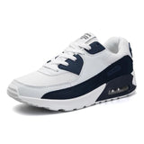 Men's leisure sports trend breathable anti-slip wear cushion running shoes MartLion Blue 38 