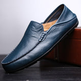  Men's Handmade Flats Loafers Leather Shoes Casual Moccasins Breathable Sneakers Driving Comfort Mart Lion - Mart Lion