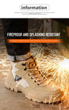 anti puncture work shoes men's waterproof safety with steel toe Breathable Work Anti smash Stab proof Safety sneakers MartLion   