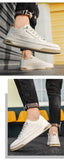 Men's Casual Shoes slip on Flats Breathable Soft black White Sneakers Casual Flats Loafers Mart Lion   