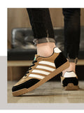Sneakers Men's Breathable Leather Casual Sneakers Non-slip Outdoor Jogging Shoes Zapatillas De Hombre MartLion   