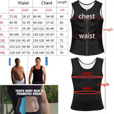 Sauna Shapers Men's Workout Vest Sweat Enhancing Tank Top Premium Slimming Shapewear Waist Trainer Heat Trapping Fitting Shirt MartLion   